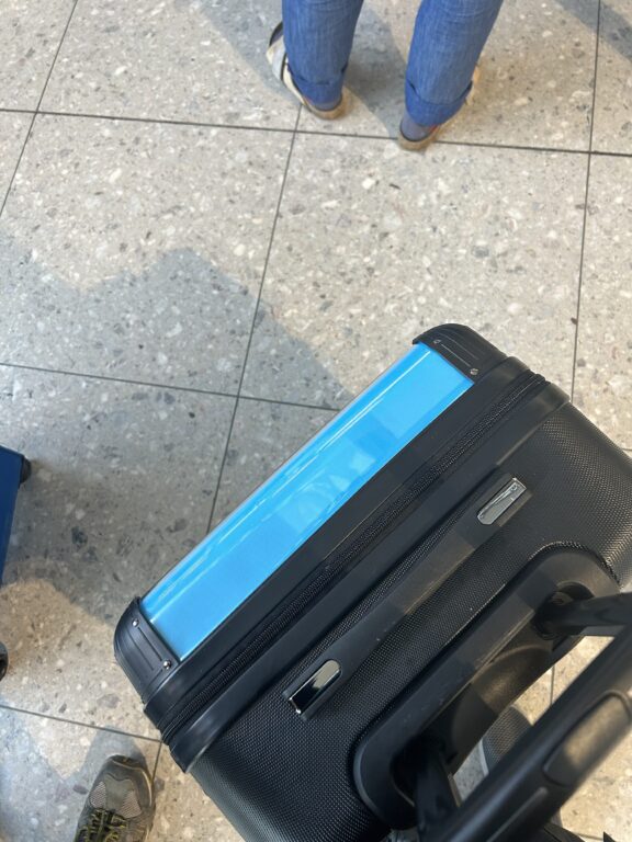 Suitcase at airport