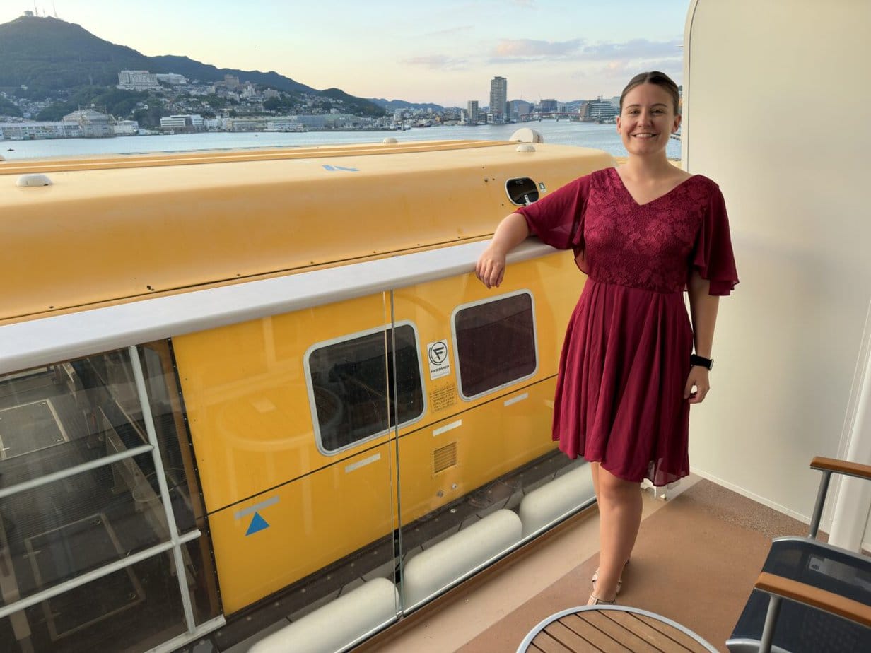 Emma, obstructed view cabin, Spectrum of the Seas