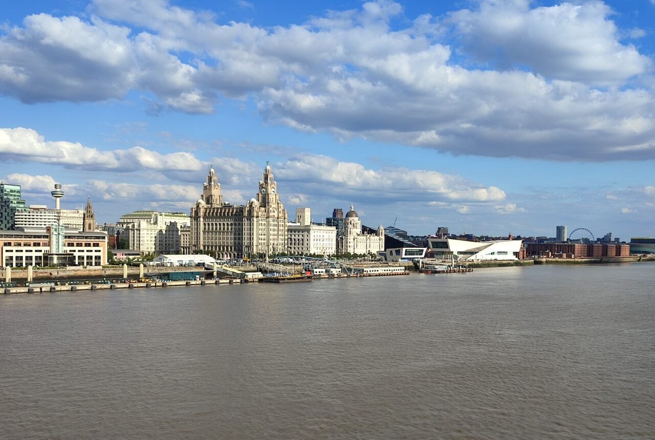 Liverpool from Princess cruise ship