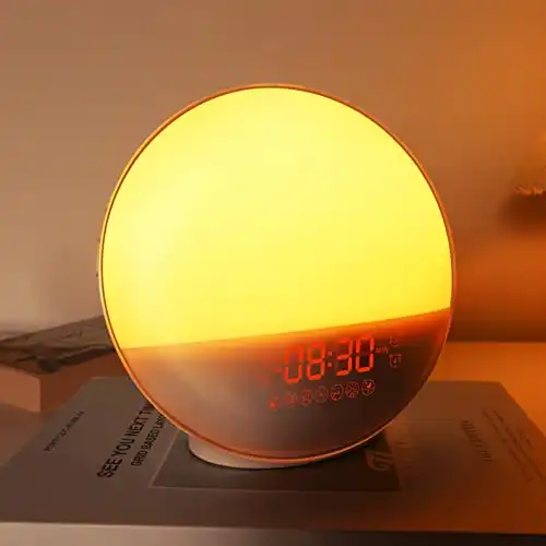Sunrise Alarm Clock - Dual Alarms & Natural Sounds