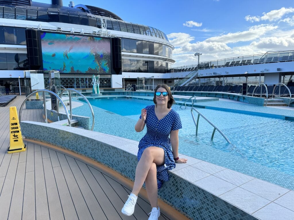 MSC World Europa Emma Cruises pool deck