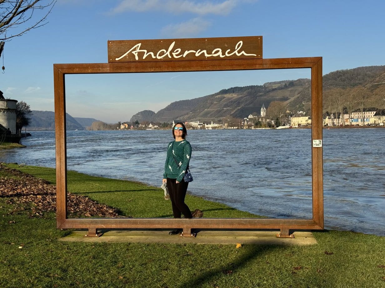 Exploring Andernach by myself on a Tui River Cruise