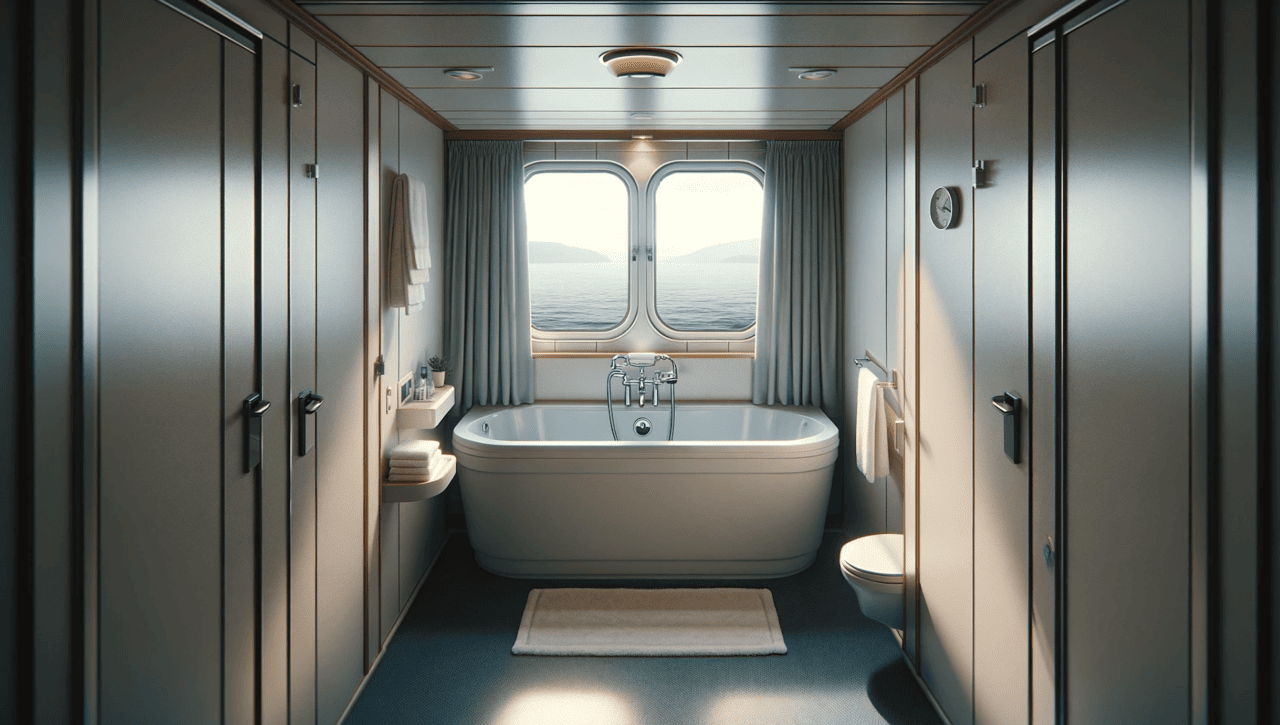 cruise ship bath