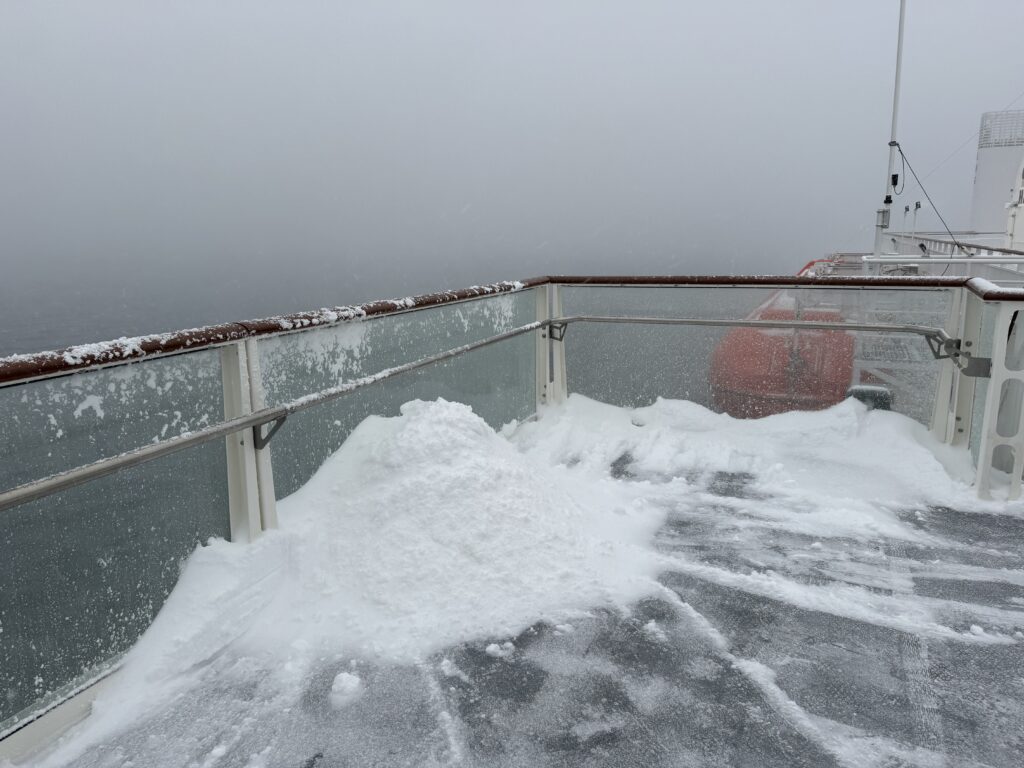 Havila Polaris Snow on deck
