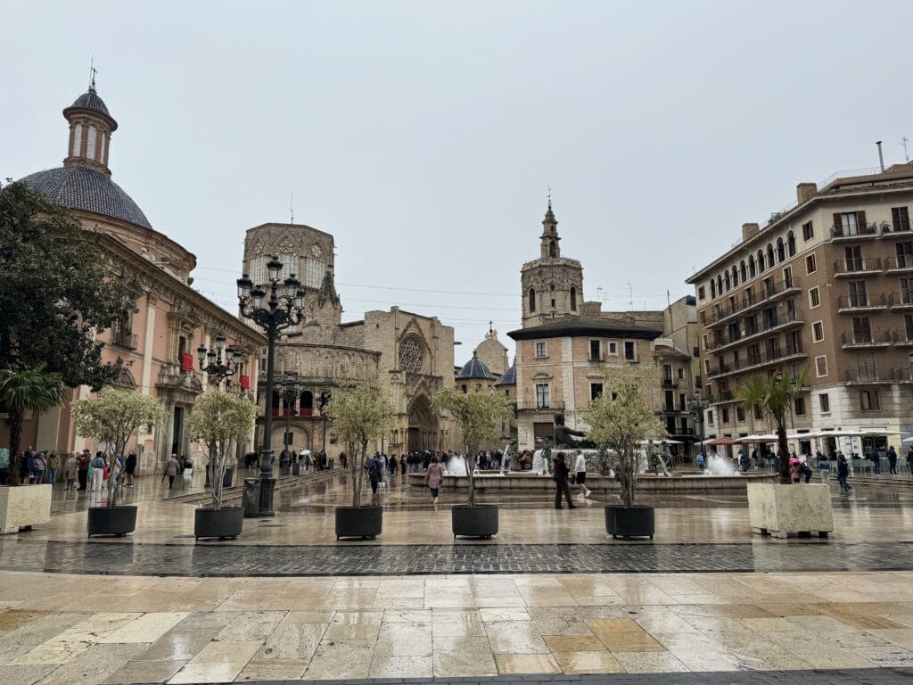 Valencia in the rain