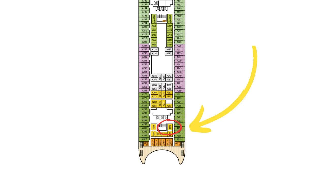 P&O Aurora Cabin A297