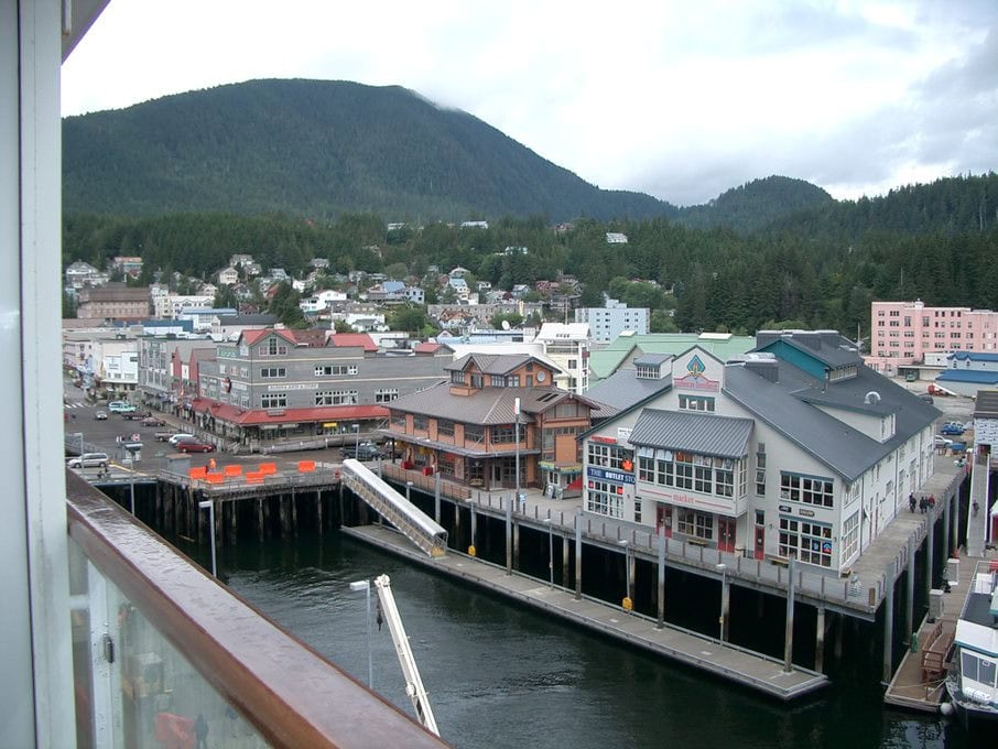 Ketchikan from cruise ship in 2005