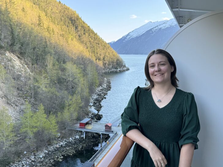 Emma cruises Alaska sailaway