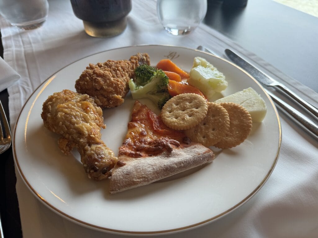 Uniworld river ship SS La Venezia buffet food