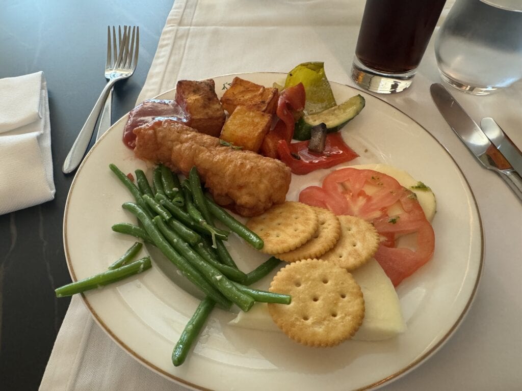 Uniworld river ship SS La Venezia buffet food