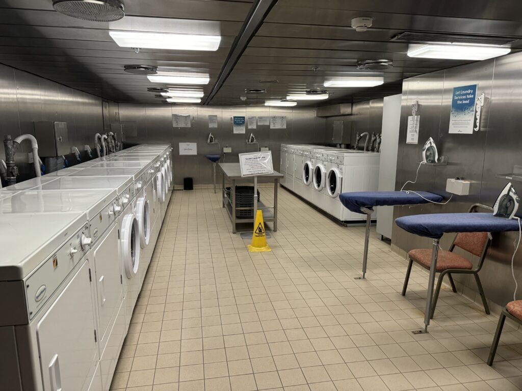 P&O Aurora laundry