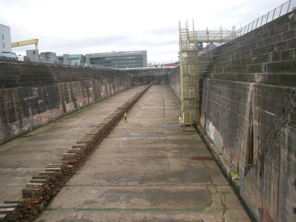 Dry dock Belfast