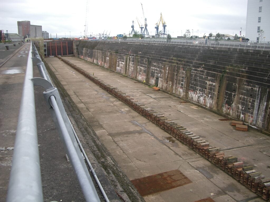 Dry dock Belfast