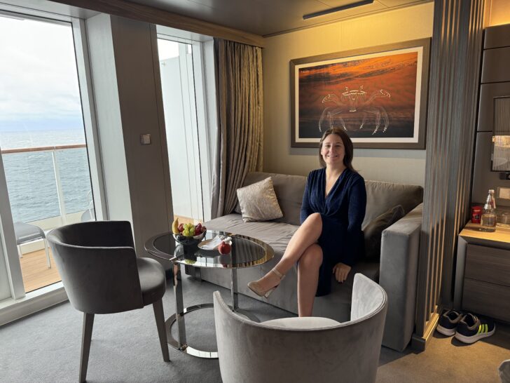 Emma in MSC Euribia balcony cabin