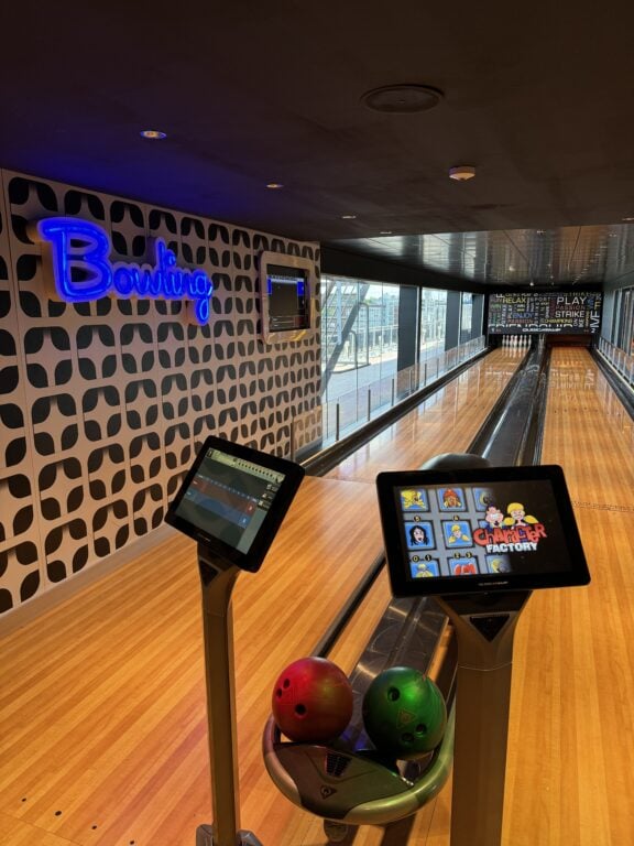 Emma Cruises MSC Euribia bowling