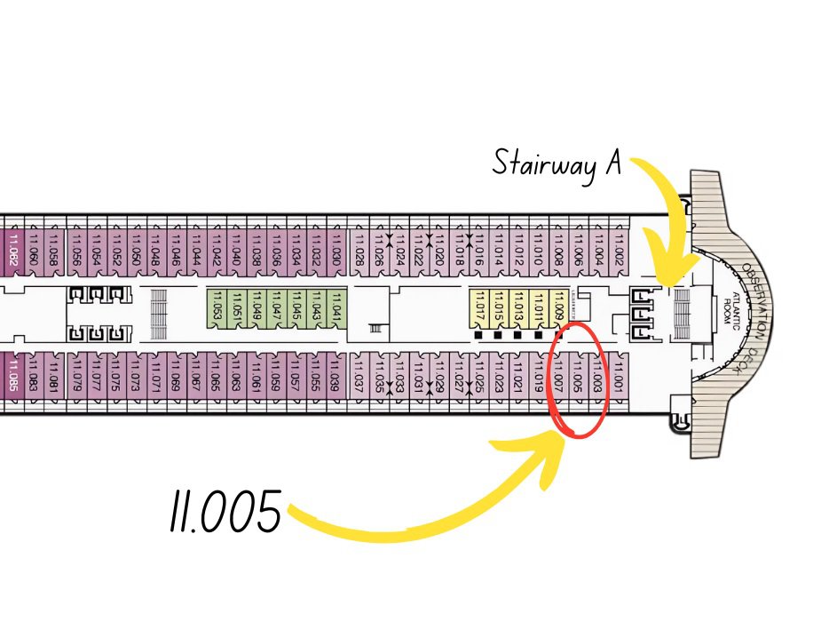 Queen Mary 2 deck plans