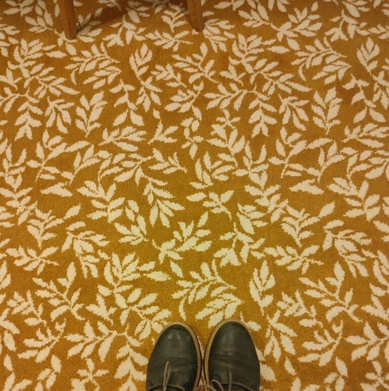 Carpet in the Balmoral cabin was dated